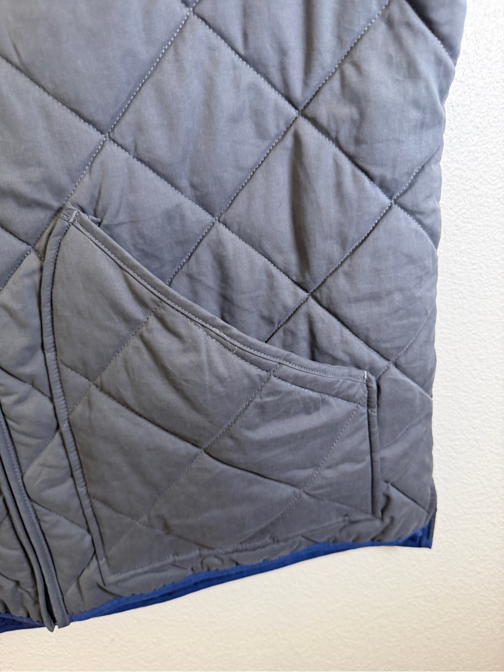 crown & ivy Quilted Navy Blue Women's Jacket - Picture 2 of 10